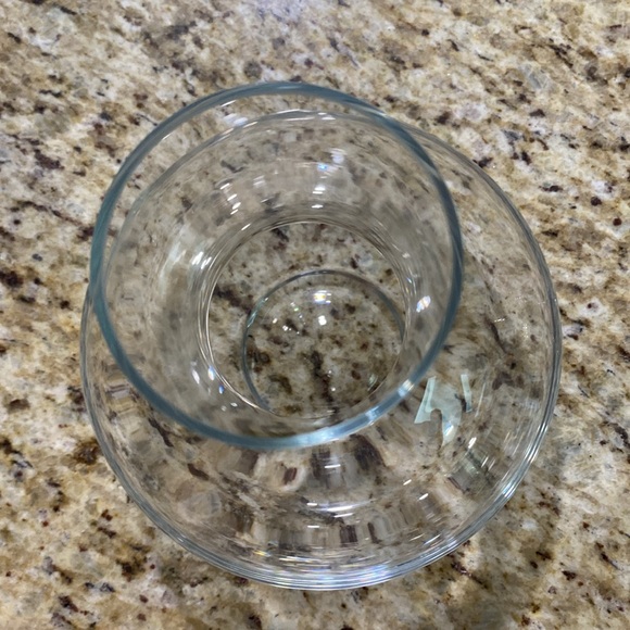 Polish Clear Glass Tumble Up Bedside Carafe Water Carafe Hotel Style Elegant - Picture 9 of 11